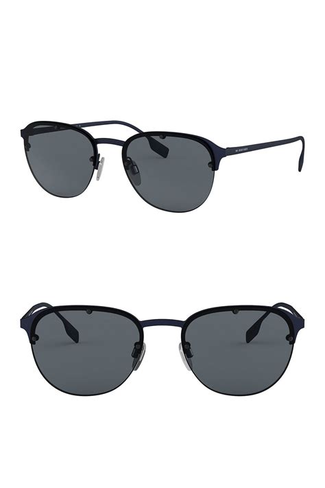 burberry 54mm pilot glasses|Pilot Sunglasses in Black .